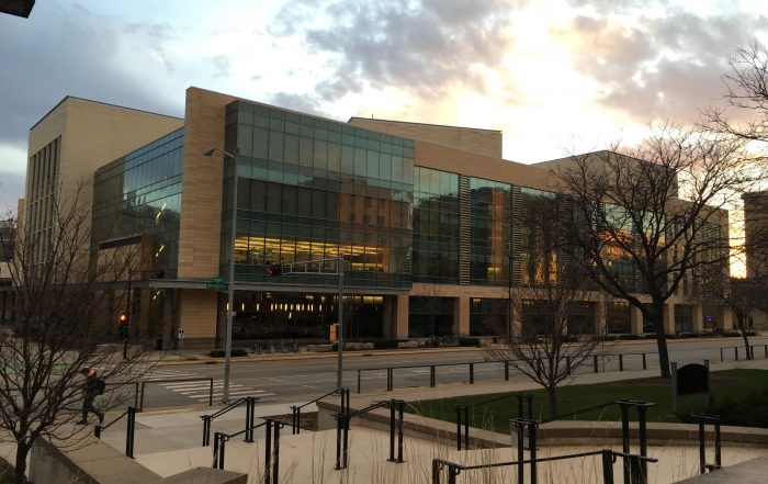 Discovery Building which houses the Wisconsin Institute for Discovery